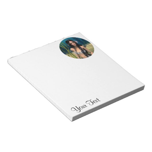 Cute Mermaid Notitieblok (Schuin)