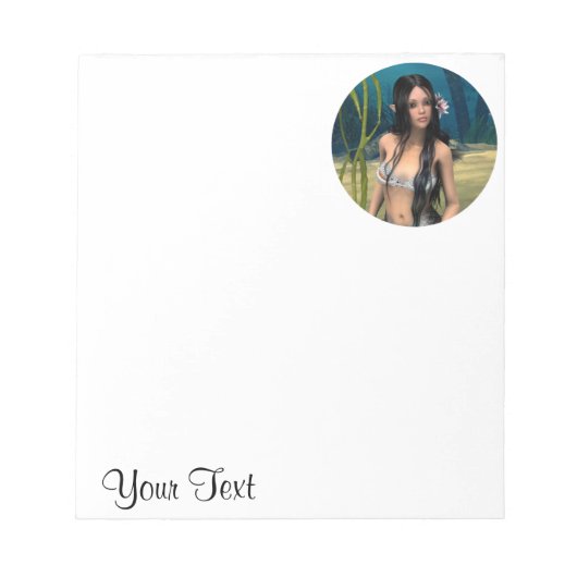 Cute Mermaid Notitieblok (Voorkant)