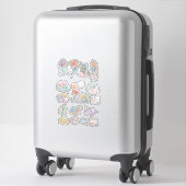 Cute Mermaid & Ocean Animals Sticker Set – Pastel (Koffer)