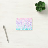 Cute Mermaid Pastel Iridescent, Roze, Paars, Blauw Post-it® Notes (Kantoor)