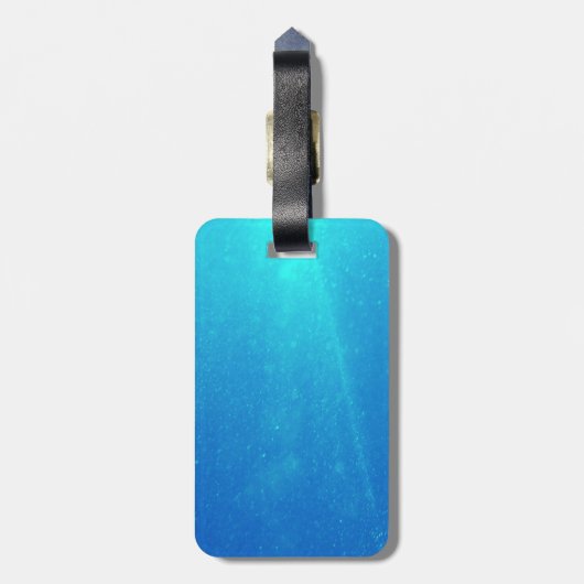 Cute Mermaid Pattern Bagagelabel (Achterkant verticaal)