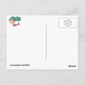 Cute Mermaid Pattern Briefkaart (Achterkant)