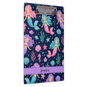 Cute Mermaid Pattern Klembord (Rechts)