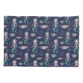 Cute Mermaid Pattern-kloosters Kussensloop (Achterkant)