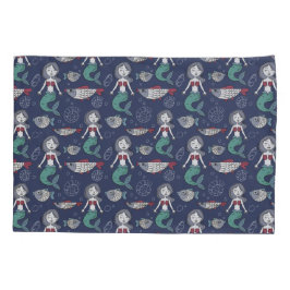 Cute Mermaid Pattern-kloosters Kussensloop