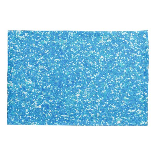Cute Mermaid Pink Blue Glitter Personated Kussensloop (Achterkant)
