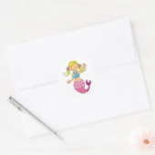 Cute mermaid ronde sticker (Envelop)