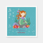 Cute Mermaid Servetten (Voorkant)