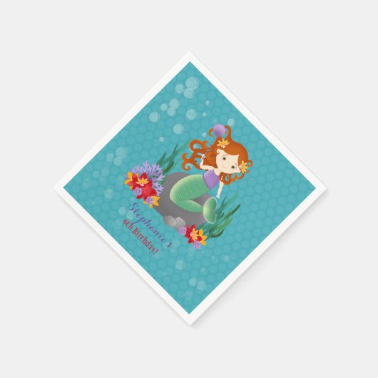 Cute Mermaid Servetten (Hoek)