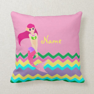 Cute Mermaid Sierkussen 16 x 16 inch