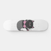 Cute mermaid silhouette - Kies een achterkleur Persoonlijk Skateboard (Horizontaal)
