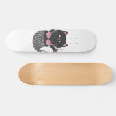 Cute mermaid silhouette - Kies een achterkleur Persoonlijk Skateboard (Horizontaal)