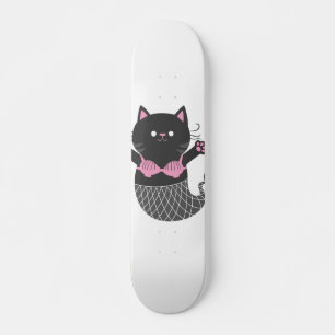 Cute mermaid silhouette - Kies een achterkleur Persoonlijk Skateboard