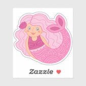 Cute Mermaid Sticker (Vel)