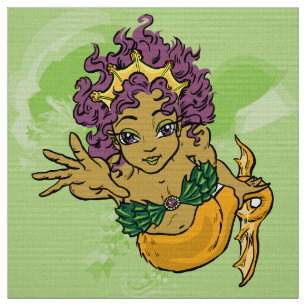 Cute Mermaid Stof