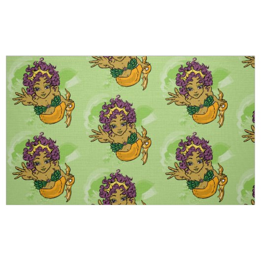 Cute Mermaid Stof (Fat Quarter)