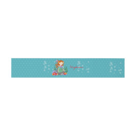 Cute Mermaid Uitnodigingen Wikkel