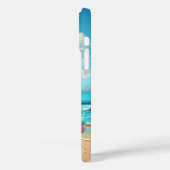 Cute Mermaid voeg naam toe Case-Mate iPhone Case (Achterkant / Links)