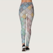 Cute Mermaid Yoga Workout Running Leggings (Achterkant)