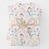 Cute Mermaids Craft Decoupage Scrapbook and Gift Inpakpapier Vel (In situ)