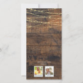 Cute Merriest & Brighest Holiday 2-fotokaart (Achterkant)