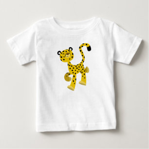 Cute Merry Cartoon Cheetah Baby T-Shirt