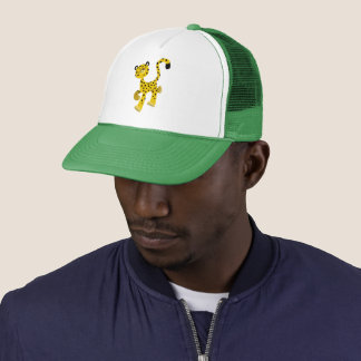 Cute Merry Cartoon Cheetah Trucker Pet