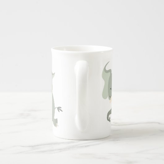 Cute Merry Cartoon Elephant Bone China Mok (Achterkant)