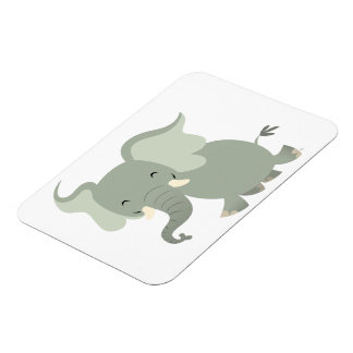 Cute Merry Cartoon Elephant Flexible Magnet Magneet