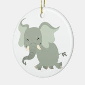 Cute Merry Cartoon Elephant Ornament (Links)
