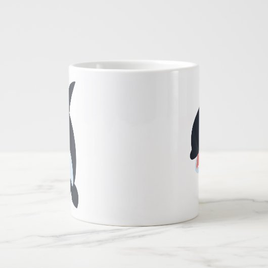 Cute Merry Cartoon Killer Whale Jumbo Mok (Voorkant)