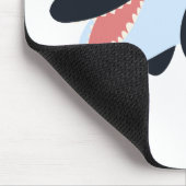 Cute Merry Cartoon Killer Whale Mousepad Muismat (Hoek)