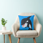 Cute Merry Cartoon Killer Whale Pillow Kussen (Stoel)