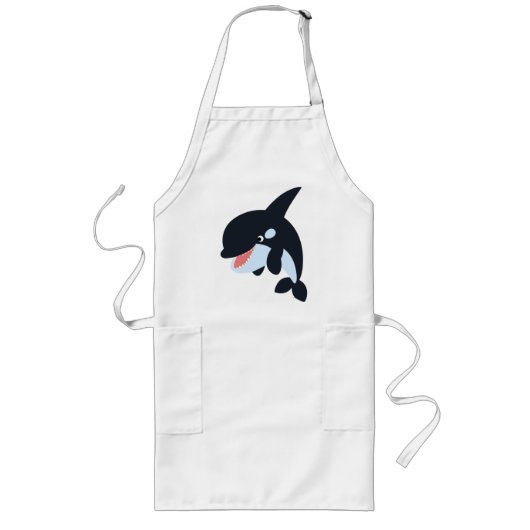 Cute Merry Cartoon Killer Whale Schort (Voorkant)