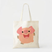 Cute Merry Cartoon Pig Bag Tote Bag (Voorkant)