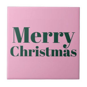 Cute Merry Christmas Ceramic Tile. Tegeltje