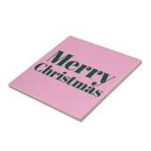 Cute Merry Christmas Ceramic Tile. Tegeltje (Zijkant)