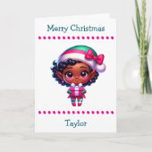 Cute Merry Christmas Child's | Word Search Inside Feestdagen Kaart (Voorkant)