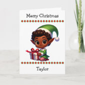 Cute Merry Christmas Child's | Word Search Inside Feestdagen Kaart (Voorkant)