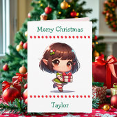 Cute Merry Christmas Child's | Word Search Inside Feestdagen Kaart