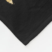 Cute Merry Christmas Golden Retriever Dog Christma Fleece Deken (Hoek)