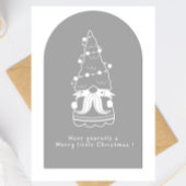 Cute Merry Christmas Greeting Card Kaart