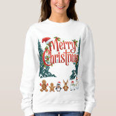 Cute Merry Christmas Holiday Sweater Design (Voorkant)