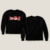 Cute Merry Christmas Snowman Kids Hoodie (Voorkant /achterkant)