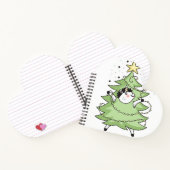 Cute Merry Christmas unicorn Notitieboek (Binnen)