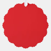 Cute merry Cow Christmas tree calf ox Xmas pattern Ornament Kaart (Achterkant)