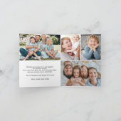 Cute Merry Everything Inclusive 4 photo COLLAGE Feestdagen Kaart (Binnen)