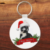 Cute merry kat Sleutelhanger (Voorkant)