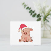 Cute Merry kerst Briefkaart (Staand voorkant)