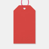 Cute Merry kerst Cadeaulabel (Achterkant)